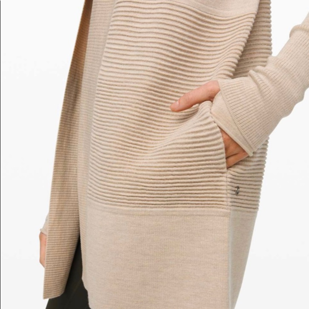 Lululemon Sit In Lotus Sweater Cardigan